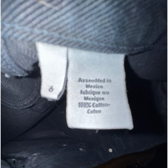 Vintage Eighties Y2K Calvin‎ Klein Black Denim Jeans Size 6 100% Cotton Retro - Picture 6 of 8